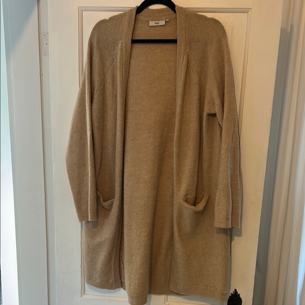 Cozy Tan Cardigan Sweater